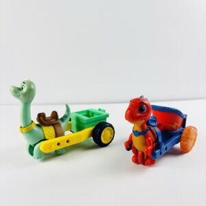 Dino Ranch Lot of 2 Jon and Blitz's Chariot / Min and Clover's Care Cart